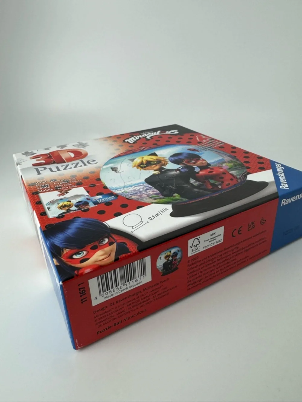 Ravensburger 111671 Miraculous 3D Puzzle 2020